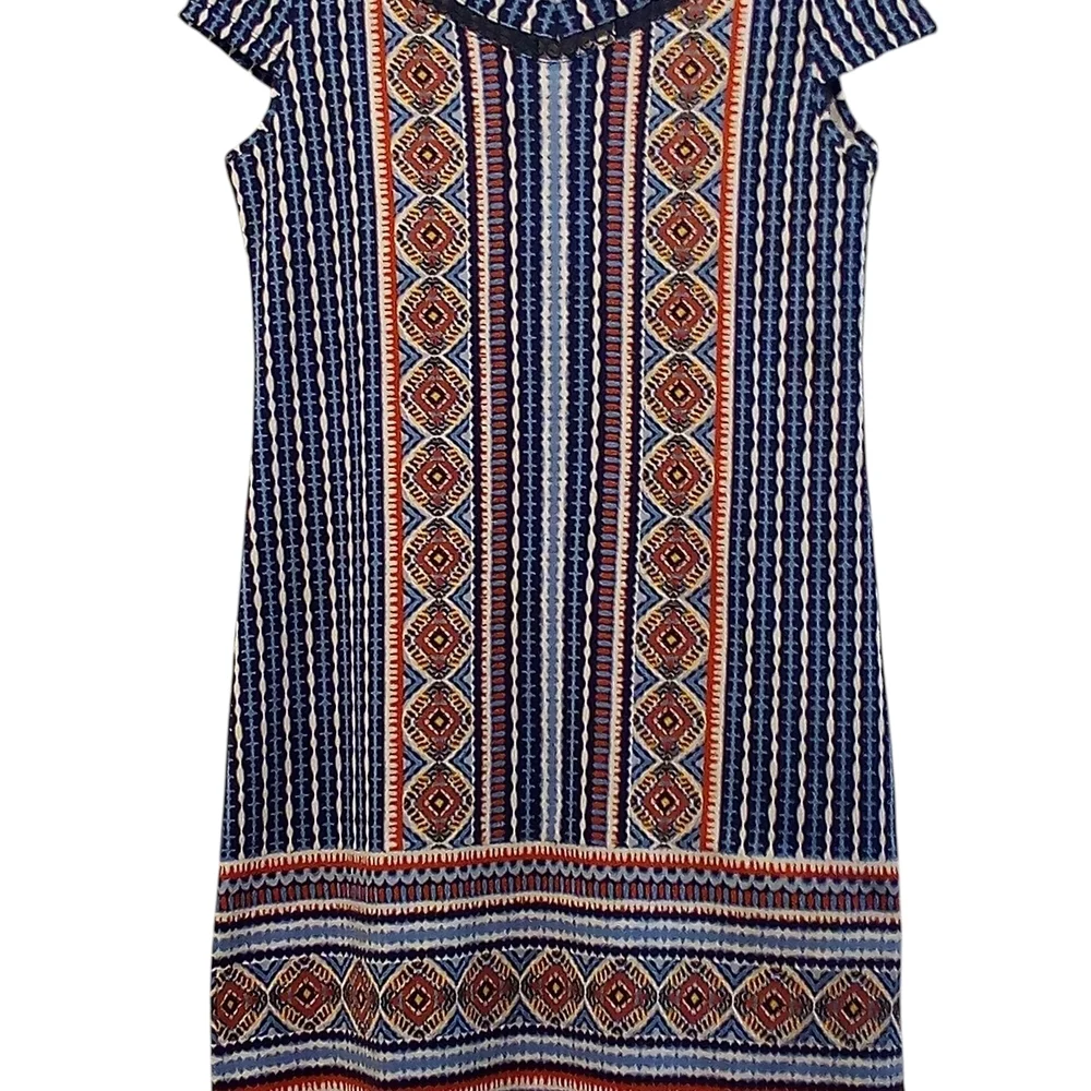 Raffella - Raffella Sportswear, Multi Color, 100% Cotton, Cap Sleeves , Round... - Picture 6 of 13